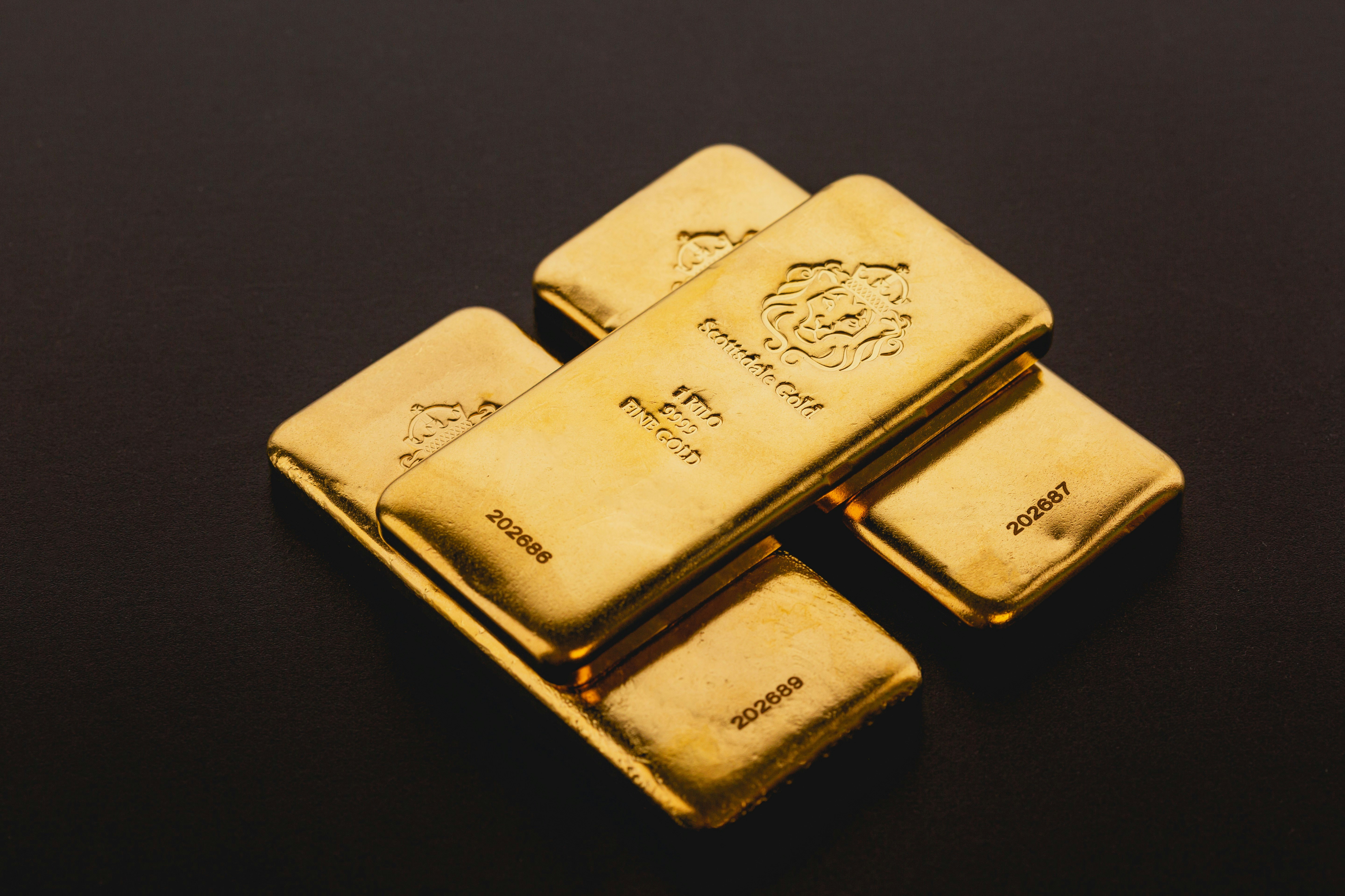 Gold coins background